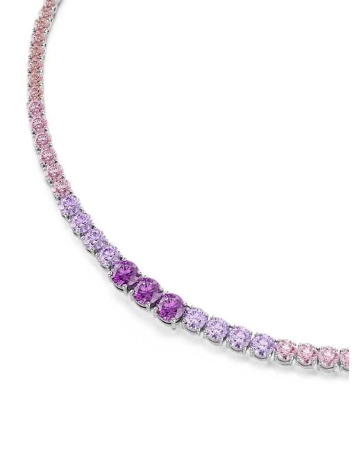 Swarovski White Matrix Crystal-Embellished Necklace