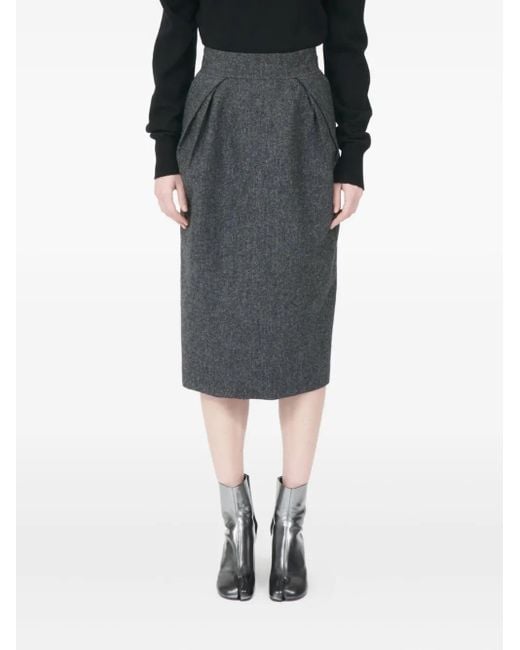 Maison Margiela プリーツ スカート Black