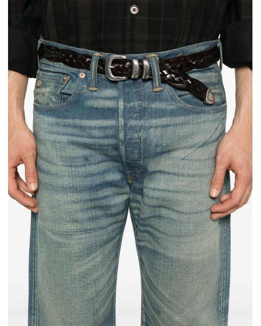 Vaqueros Milner RRL de hombre de color Blue