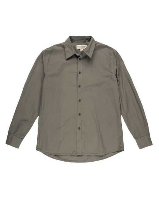 Nili Lotan Gray Raphael Cotton Shirt