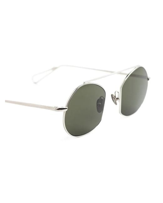 Ahlem Green Round-Frame Sunglasses