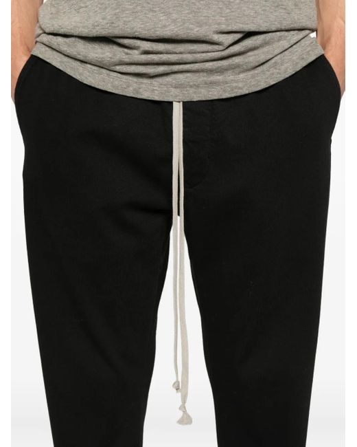 Pantalones de chándal con cordones Rick Owens de hombre de color Black