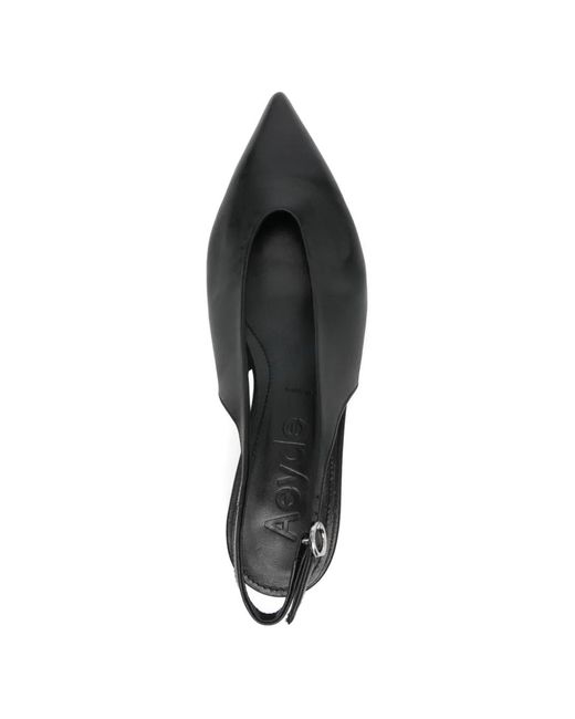 Aeyde Black Camila Heeled Pumps