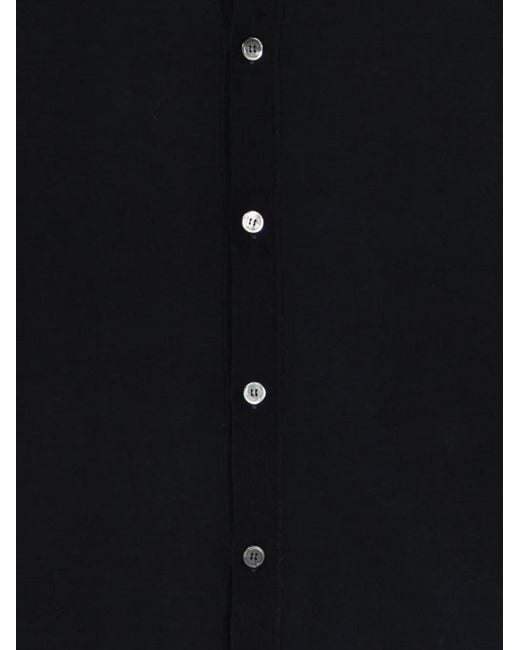 Alpha Studio Black Pull À Boutonnière for men