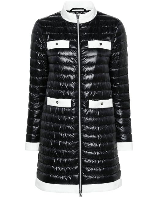 Herno Black Stand-Up Collar Down Jacket