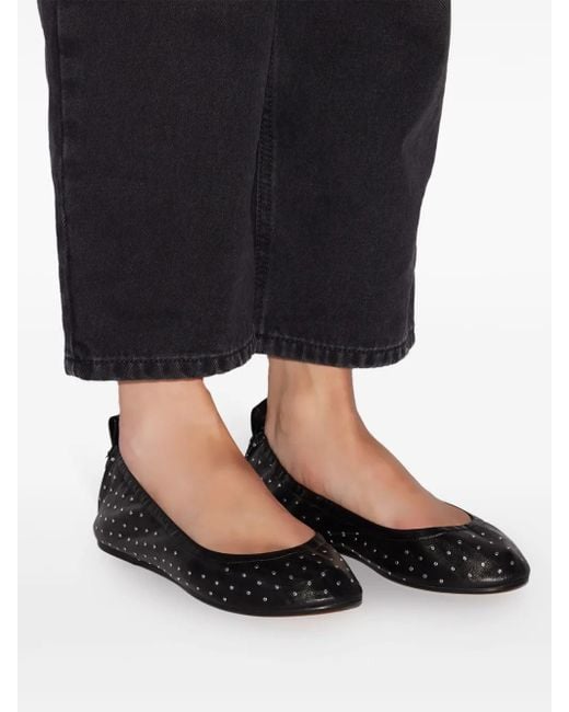 Isabel Marant Black Belna Ballet Flats