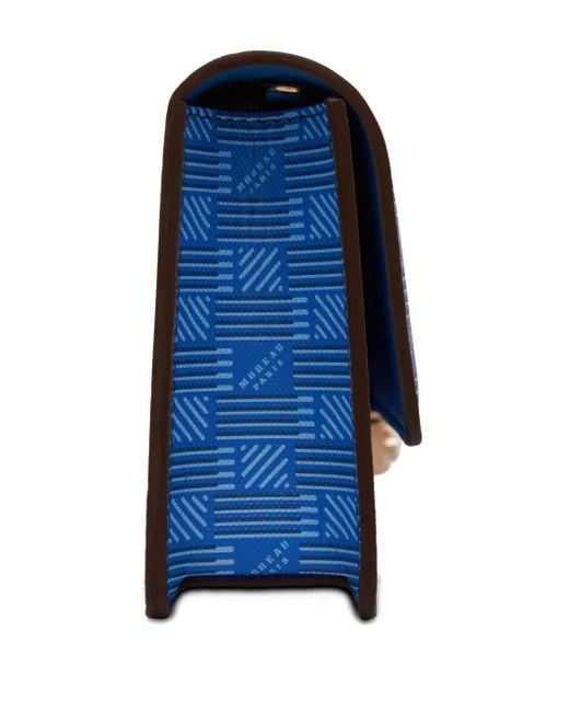 Moreau Gigi モノグラム ショルダーバッグ Blue