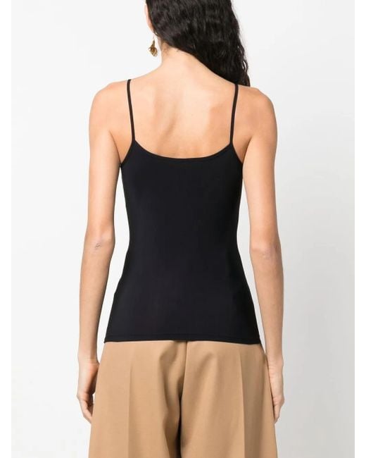 Jil Sander Black V-Neck Camisole Top