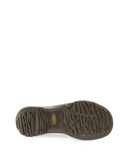 Keen White Cut-Out Touch-Strap Sandals