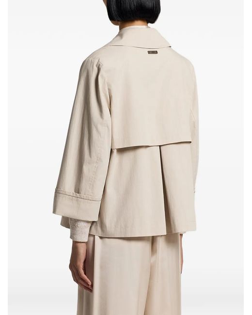 Peserico Natural Double-Breasted Jacket