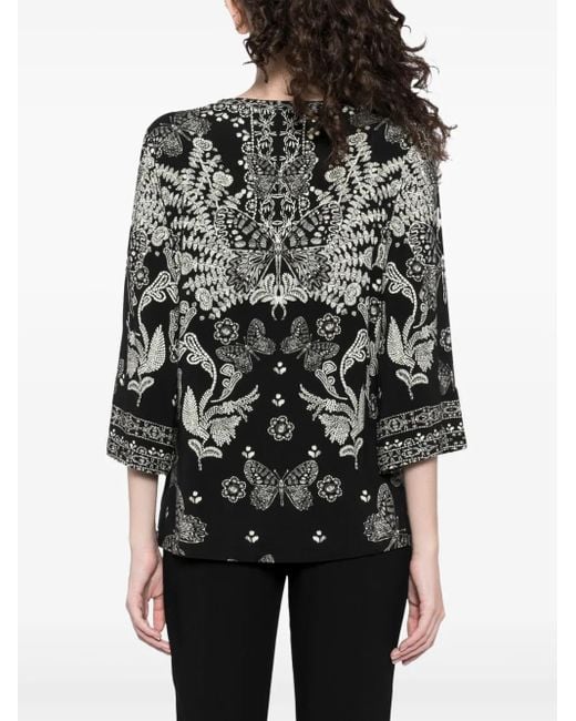 Johnny Was Black The Janie Bell-Sleeved Top