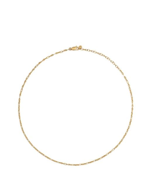 Monica Vinader Metallic Textured-Chain Necklace