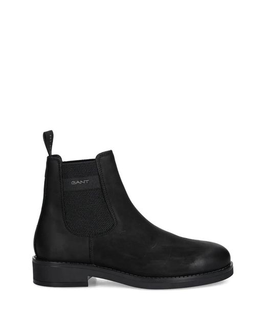 Gant Black Logo-detail Chelsea Boots for men