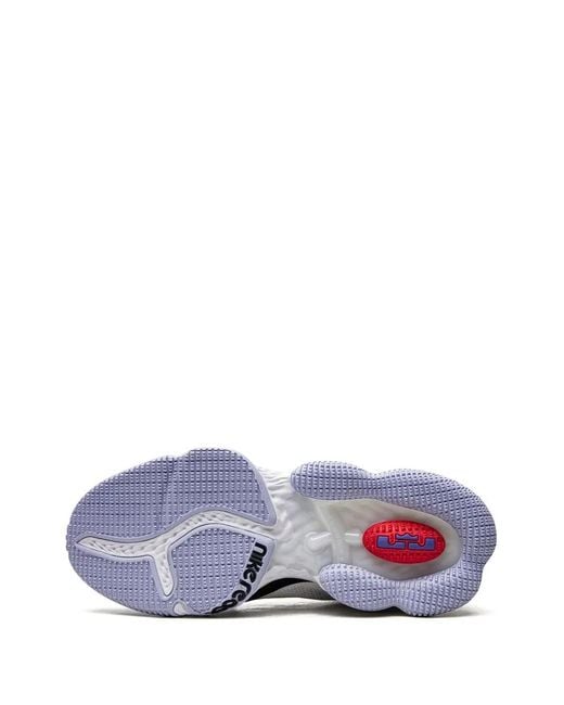Nike White Lebron 19 Low Toe" Sneakers for men