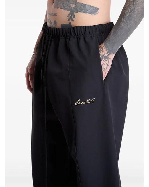 Fear Of God Black Signature Track Pants for men