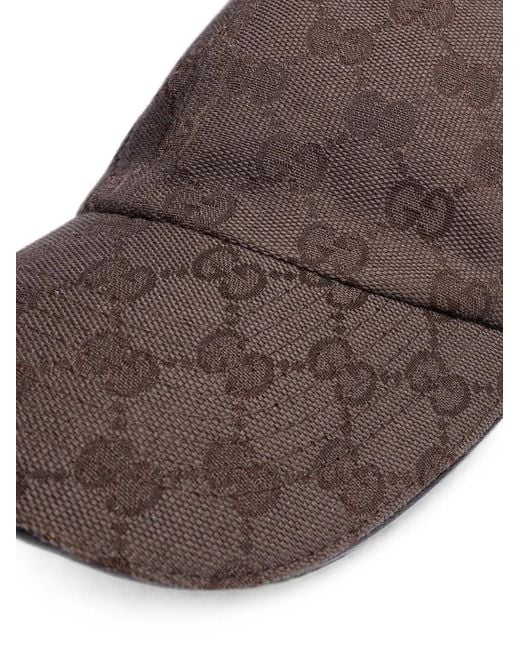 Gucci Brown Gg Canvas Cap