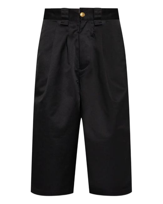 Willy Chavarria Black Borracho Shorts for men