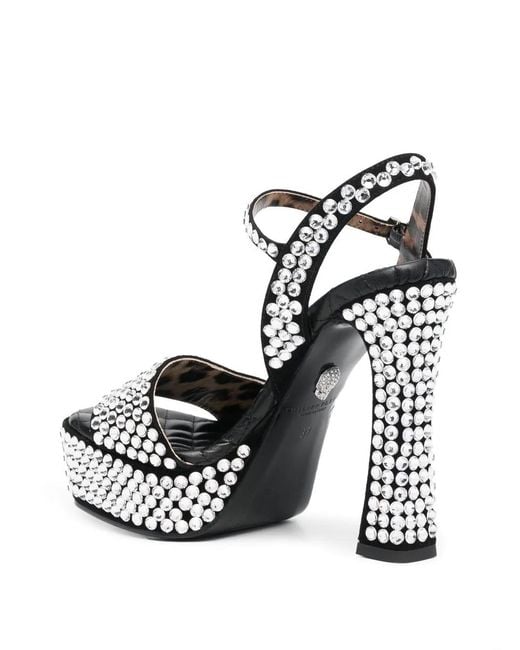 Philipp Plein Black Sandals