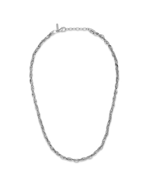 Collier Multi-Rangs Weave Desmo en coloris Metallic