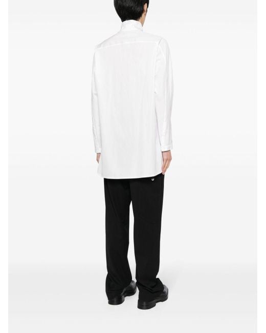 Camicia con maniche raglan di Yohji Yamamoto in White da Uomo