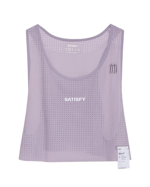 Satisfy Purple Space-O Perforated Top