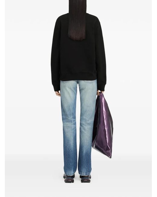 MM6 by Maison Margiela Black Logo Sweatshirt