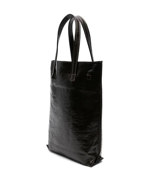 Uma Wang Black Medium Case Tote Bag