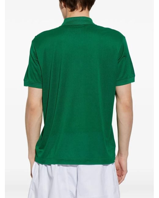 Lacoste Green Polo À Logo Appliqué for men