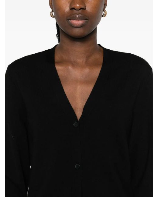 P.A.R.O.S.H. Black Geknöpfter Cardigan
