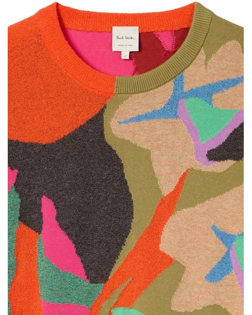 Paul Smith Red River Collage Sweater for men