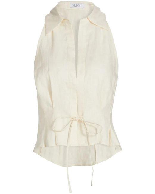 Hevron White Sloan Vest