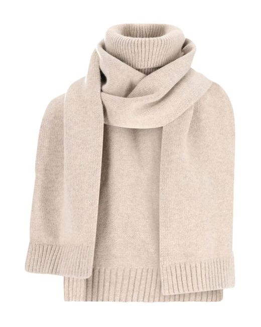 LVIR Natural Roll-Neck Scarf