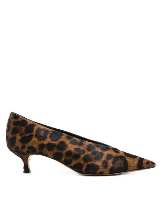 Le Monde Beryl Brown 40Mm Babouche Pointed Toe Pumps
