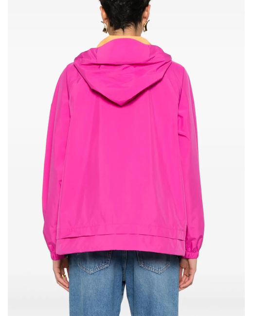 Save The Duck Pink Suki Hooded Raincoat