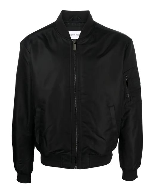 Calvin Klein Black Hero Bomber Jacket for men