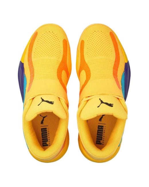 PUMA Yellow Baskets Rise Nitro for men