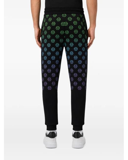 Philipp Plein Joggingbroek Met Monogram in het Green voor heren
