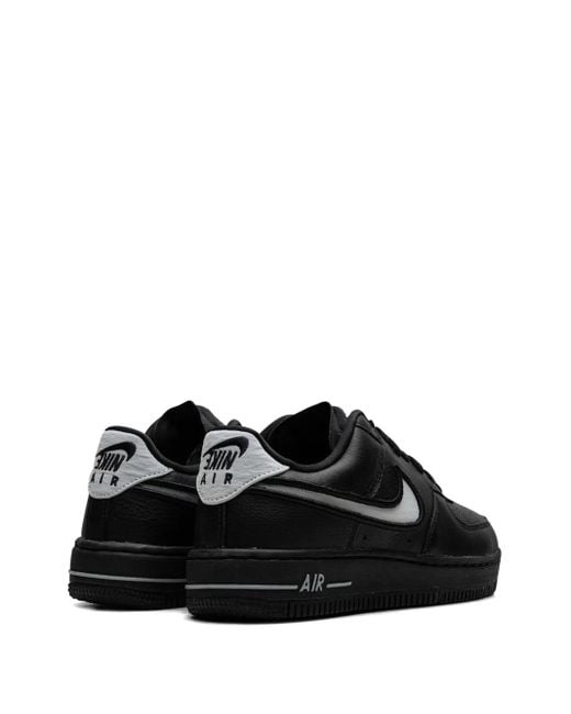 Nike Black Air Force 1 Low Leather Sneakers