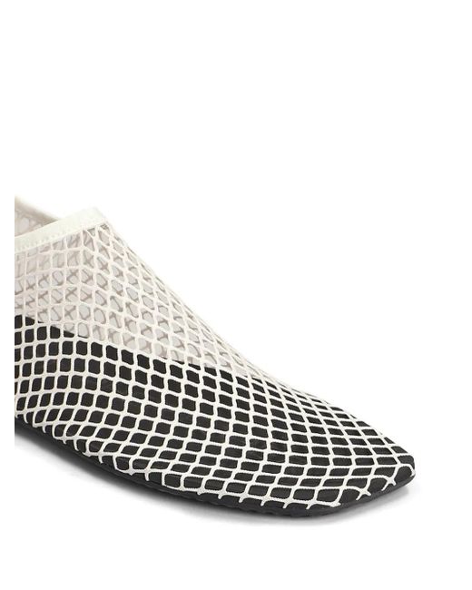 Christopher Esber Mesh Ballerina's in het White