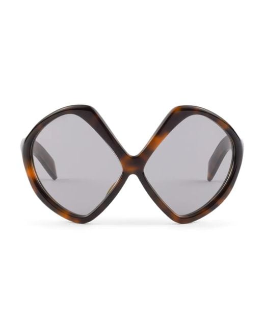 Prada トータスシェル サングラス Brown
