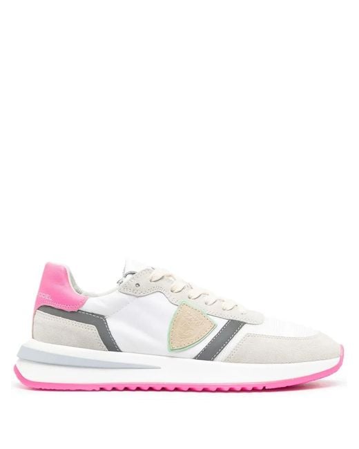 Philippe Model White Tropez 2.1 Suede Sneakers