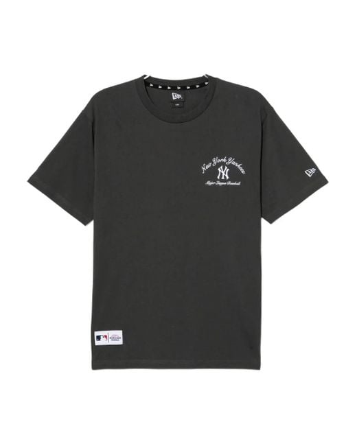 KTZ Black X Mlb Logoed T-Shirt for men