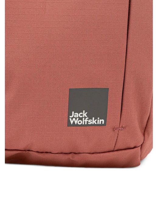 Jack Wolfskin Pink Waimea Logo-Patch Zip-Fastening Backpack