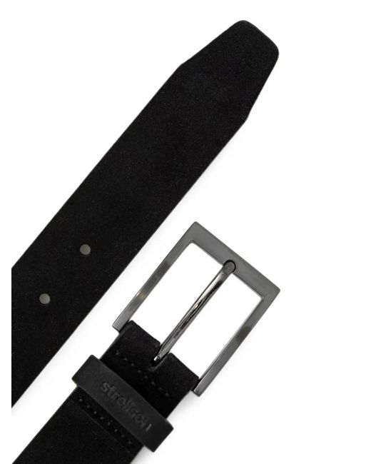 Strellson Black Suede Belt for men