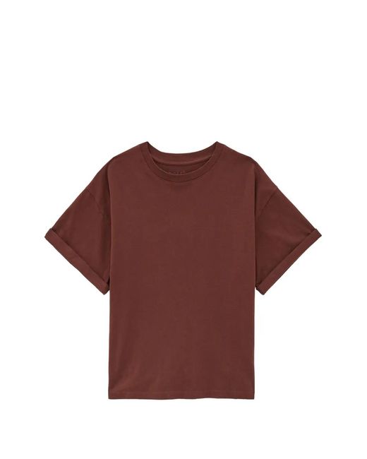 Ba&sh Red Rosie Crewneck T-Shirt