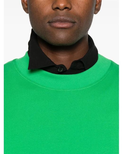 Notrainproof Green Crew-Neck Sweatshirt for men