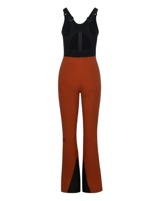 Aztech Mountain Red Zip-Top Ski Jumpsuit
