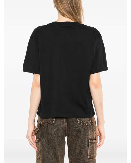 Melt Black Graphic-Print Short-Sleeve T-Shirt