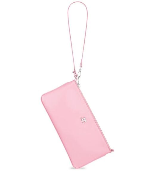 Cartera con cremallera Courreges de color Pink