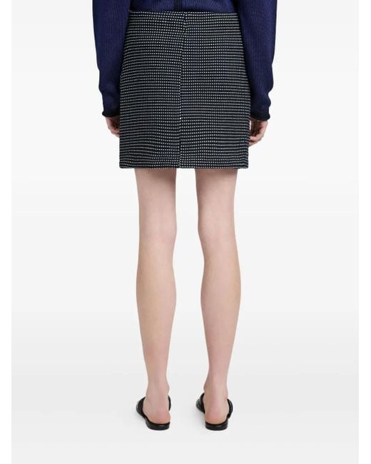 Minifalda Lawson de tweed Proenza Schouler de color Black
